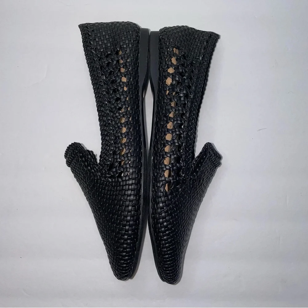 NWOB Birdies The Starling Woven Black Flats - Picture 10 of 13